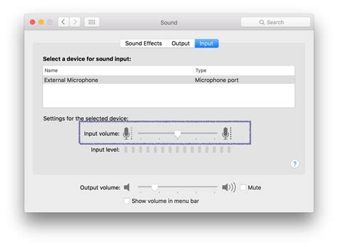 Adjusting the audio input and output levels