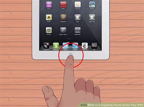 Alternative Methods for Powering Down an iPad Without Utilizing the Motion-Sensitive Feature