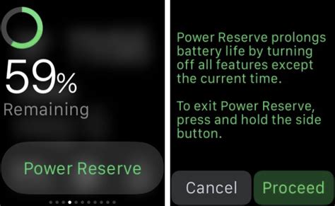 Alternative Option: Enabling Power Reserve Mode