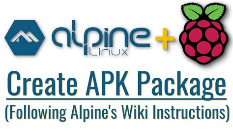 An overview of the Dockerfile and Alpine Linux package manager (APK)