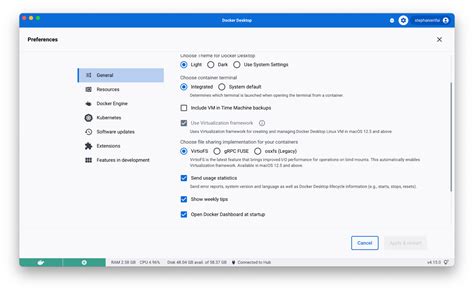 Analyzing Docker Desktop Configuration for Optimal Performance