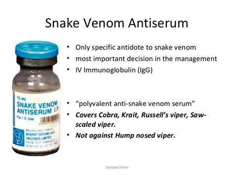 Antivenom Treatment: The Individual's Battle for Recovery