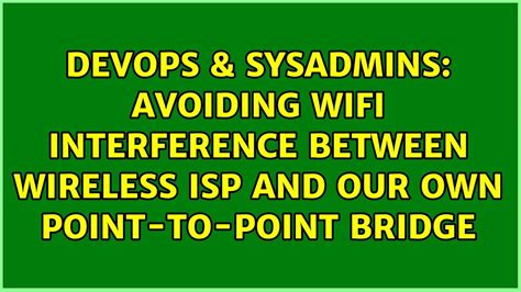 Avoiding Wireless Interference