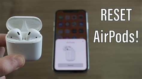 Basic Troubleshooting: Resetting Your AirPods