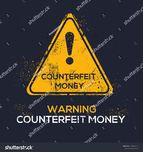 Beware of Counterfeit Warning Signs