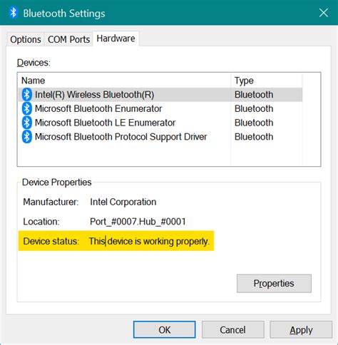 Bluetooth Hardware Failure or Damage