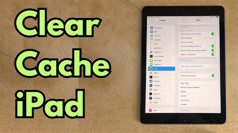 Boosting iPad Air 2 Performance by Clearing the Cache