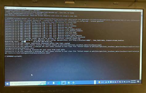 Building the Docker image for tackletest in Windows 10