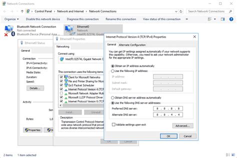 Changing DNS Configuration via DHCP in Windows