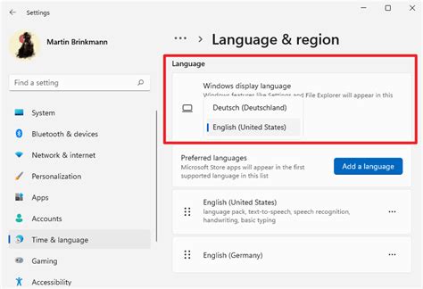 Changing the Language in a Windows Docker Image