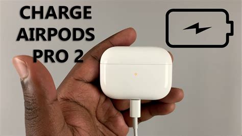 Charging your AirPods Pro 2