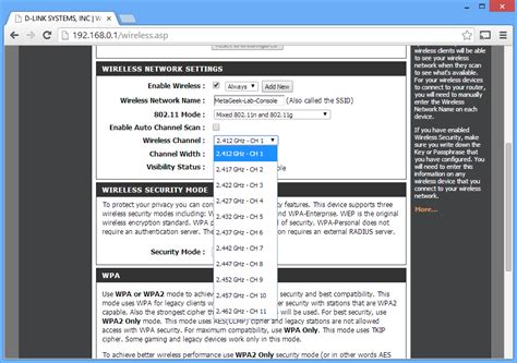 Checking Wi-Fi Router Settings