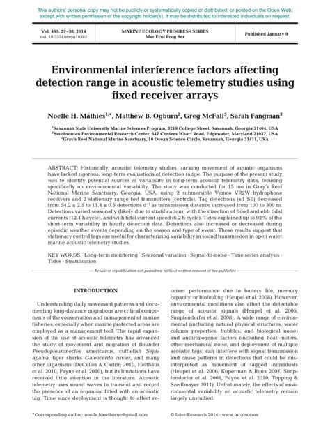 Checking for Interference and Environmental Factors