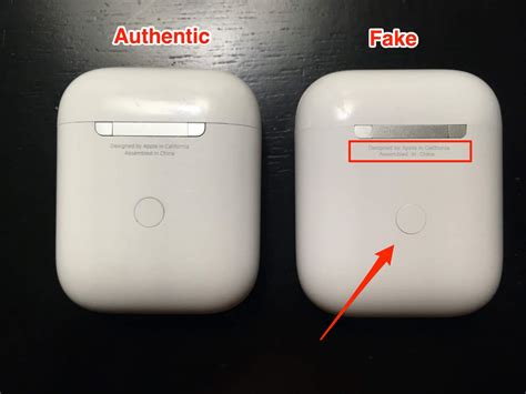 Checking the Charging Case: Authentic vs. Counterfeit AirPods