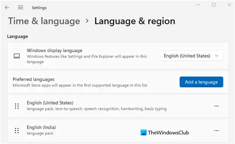 Choosing Your Language and Region