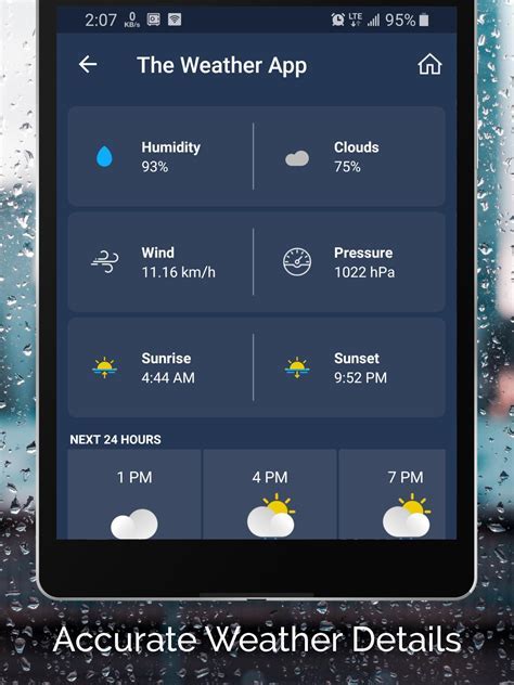 Choosing and downloading the weather application