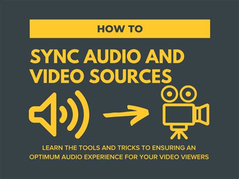 Choosing the Right Audio Source for Synchronization