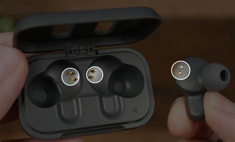 Clean the earbud and charging contacts