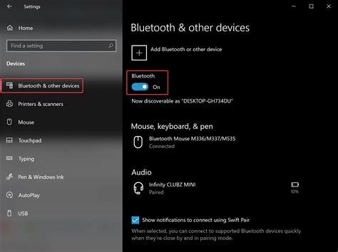 Clearing Bluetooth connections and settings