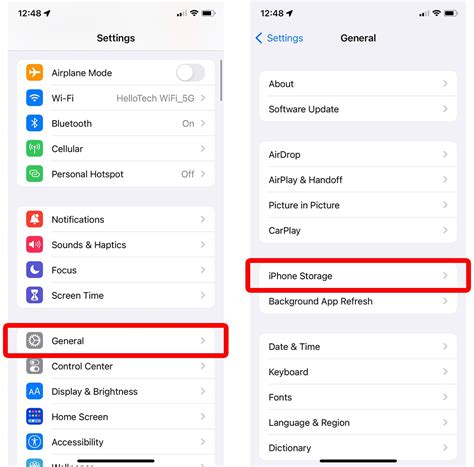 Clearing Storage Space on Your iOS 15 Device