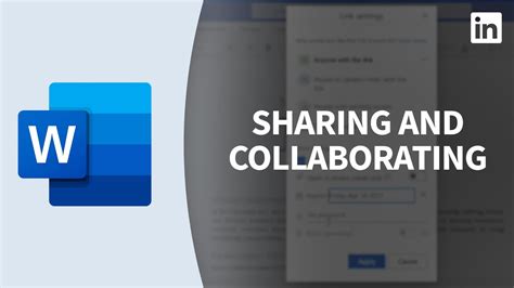 Collaborating and Sharing with Microsoft Word on Your Apple Tablet