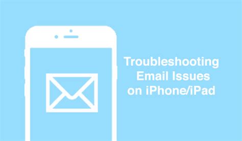 Common Email Issues on iPad