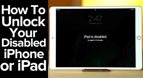 Common Errors and Issues with Restoring a Disabled iPad