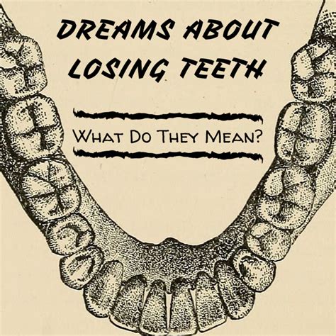 Common Explanations for Dreams Involving Tooth Loss