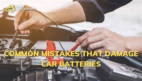 Common Mistakes Leading to Decreased Battery Performance