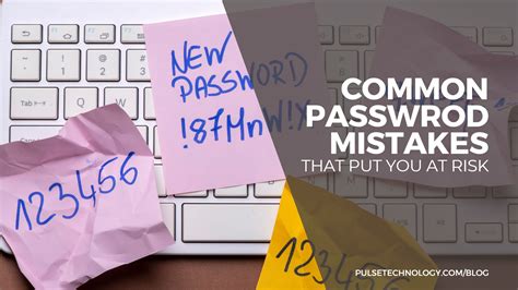 Common Mistakes when Entering the Password