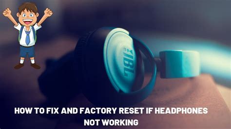 Common issues with JBL headphones and when a factory reset can be beneficial