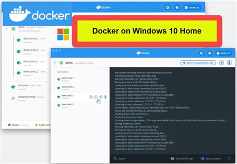 Common symptoms of the "Entry Point Not Found" issue in Windows 10 Docker