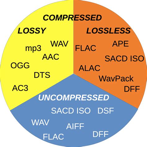 Comparing Lossy and Lossless Sound Formats