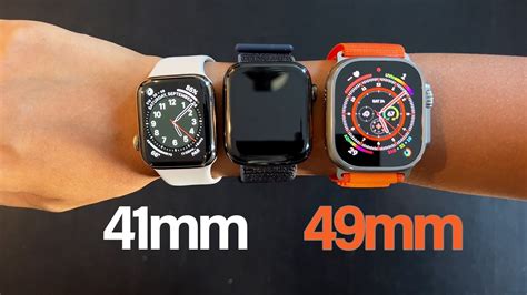 Comparing the 42mm and 44mm Apple Watch Sizes