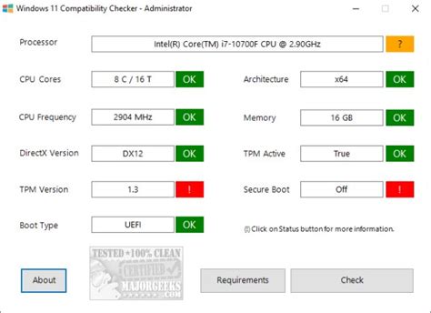 Compatibility Check Tools