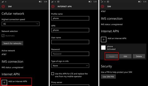 Configuring APN Settings