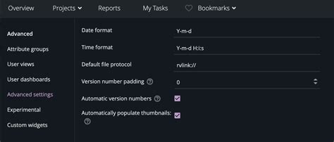 Configuring Advanced Tracking Preferences