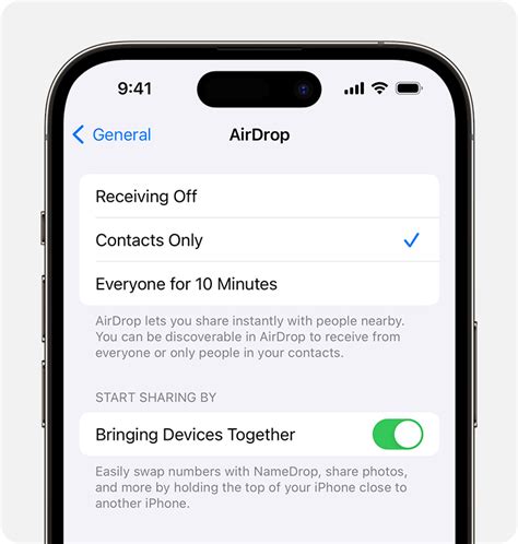 Configuring Airdrop Settings