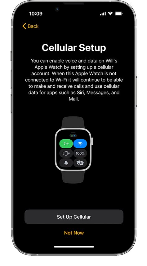 Configuring Cellular Data Settings for Apple Watch Ultra eSIM