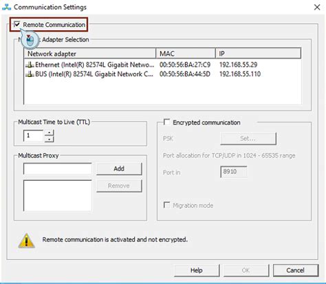 Configuring Communication Settings for Clear Audio