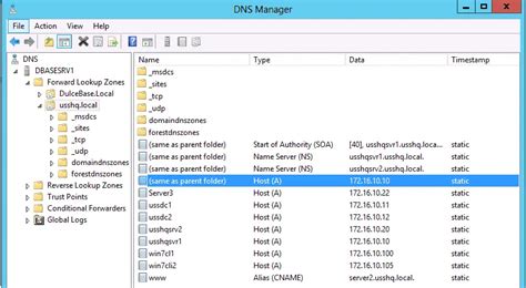 Configuring DNS Zones and Records in Microsoft Server