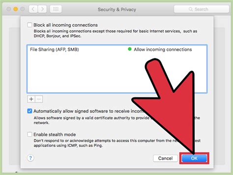 Configuring Firewall Settings