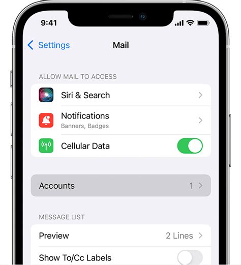 Configuring Mail.ru settings on your iOS device