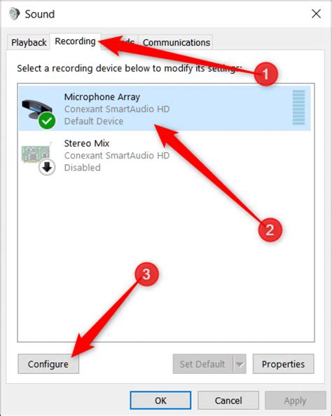 Configuring Microphone Settings in Windows