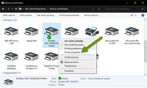 Configuring Printer Settings