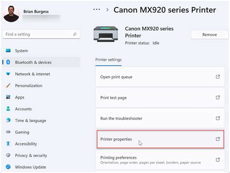 Configuring Printer Sharing and Permissions