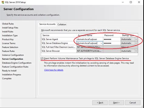 Configuring Service Settings and Parameters