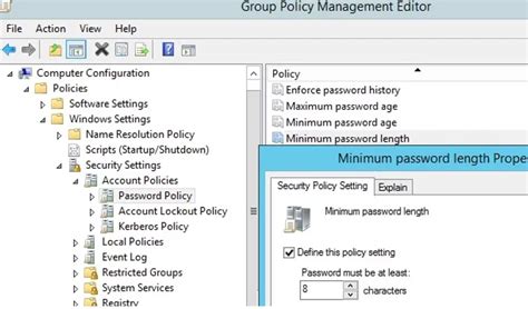 Configuring User Accounts and Password Policies