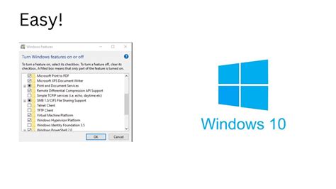 Configuring Virtualization Features on Your Windows 10 Machine