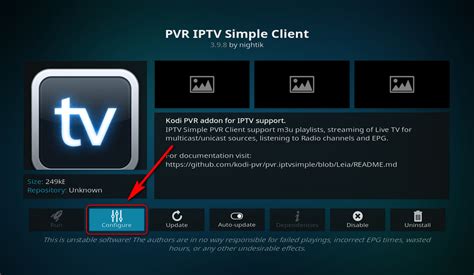 Configuring settings to set up IPTV on your iPhone: Step 4